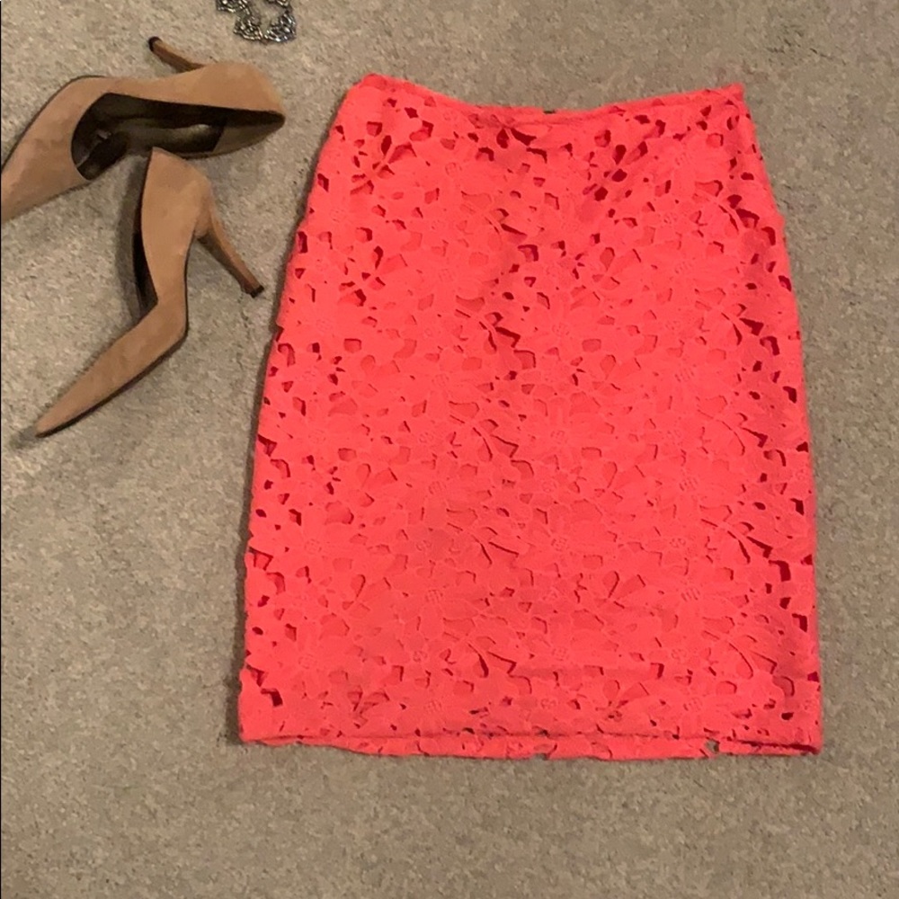 Knee length skirt